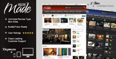 Made - Responsive ReviewMagazine Theme