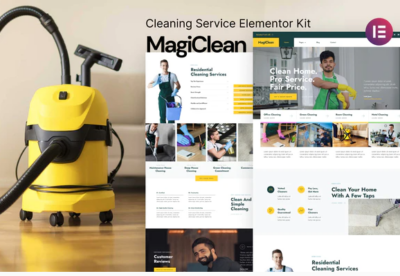 Magiclean - Cleaning Service Elementor Template Kit