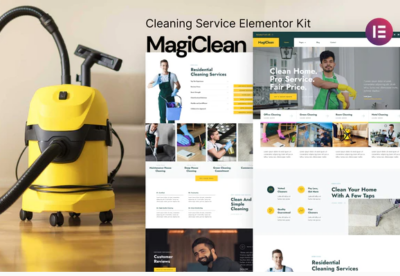 Magiclean – Cleaning Service Elementor Template Kit