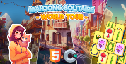 Mahjong Solitaire World Tour - HTML5 Game - Construct 3