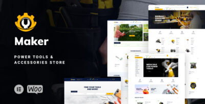 Maker - Tools Store WordPress Theme