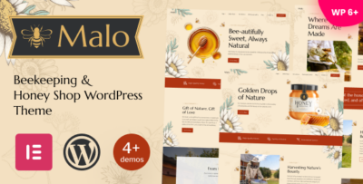 Malo - Beekeeping & Honey Shop WordPress Theme