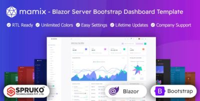 Mamix - Blazor Bootstrap Admin Template