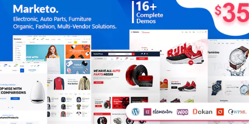 Marketo - eCommerce & Multivendor Marketplace Woocommerce WordPress Them Marketo - eCommerce & Multivendor Marketplace Woocommerce WordPress Them