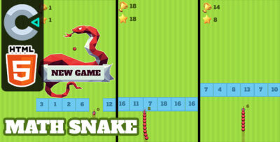 Math Snake - HTML5 Game - C3P
