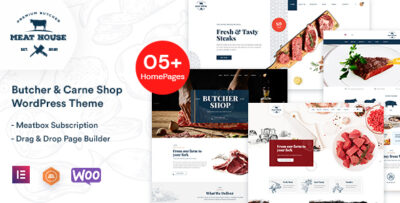 MeatHouse - Butcher Shop WordPress Theme