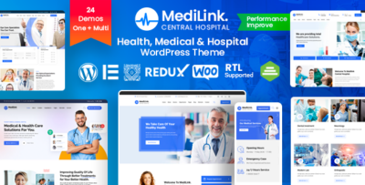 Medilink - Health & Medical WordPress Theme