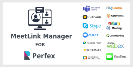 MeetLink Manager for Perfex CRM