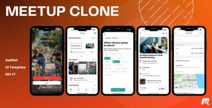 Meetup App Clone UI Template