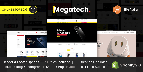 Megatech Multipurpose Shopify Theme Megatech Multipurpose Shopify Theme
