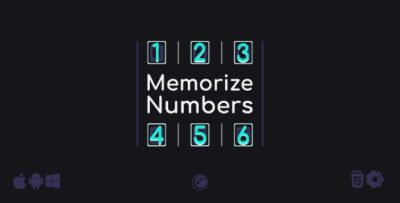 Memorize Numbers HTML5 Construct Game