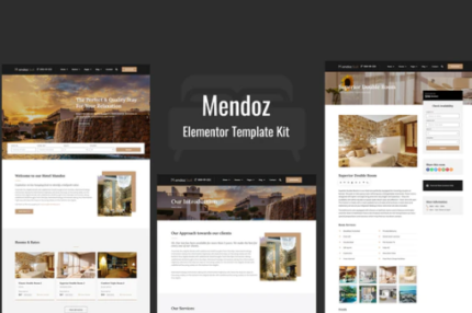 Mendoz - Hotel & Travel Template Kit