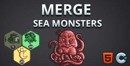 Merge Sea Monsters - Html5 (Construct3)