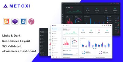 Metoxi - Bootstrap 5 Admin Dashboard Template