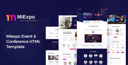 MiExpo - Event Conference HTML Template