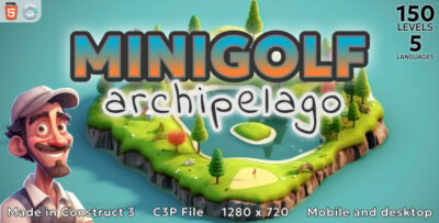 Minigolf Archipelago - HTML5 Sport game