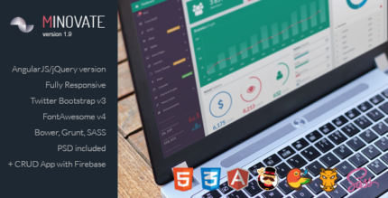 Minovate - Angular Admin Dashboard