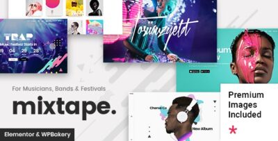 Mixtape - Music Theme for Artists & Festivals