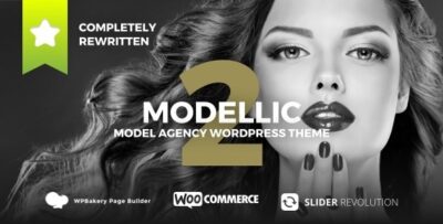 Modellic - WooCommerce & Booking Model Agency WordPress Theme