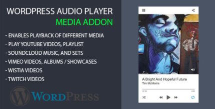 Modern Audio Player Media AddOn