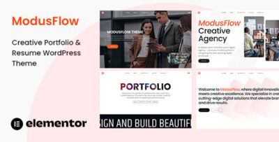 ModusFlow - Portfolio & Resume WordPress Theme