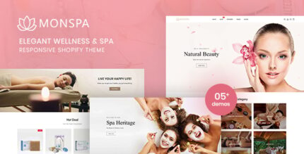 Monspa - Elegant Wellness And Spa Responsive Shopify Theme