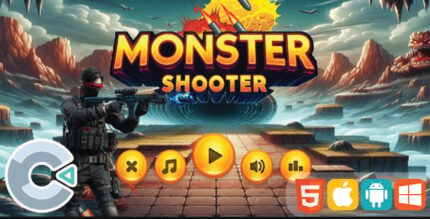 Monster Shooter (Construct 3 HTML5)