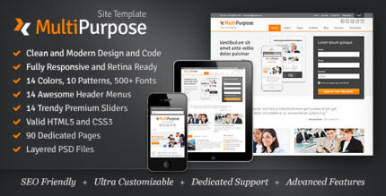 MultiPurpose - Responsive HTML5 Website Template