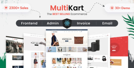 Multikart - React Next JS Multipurpose Ecommerce, React Hooks , GraphQL