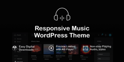 Musik - Responsive Music WordPress Theme