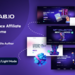 NFTLAB.IO - NFT Marketplace Affiliate Elementor WordPress Theme