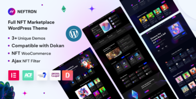 Neftron - NFT Marketplace WordPress Theme