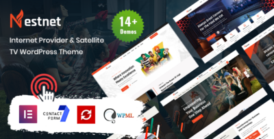 Nestnet - Internet Provider & Satellite TV WordPress Theme