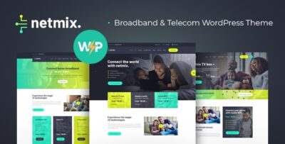 Netmix Broadband & Telecom Internet Provider WordPress Theme