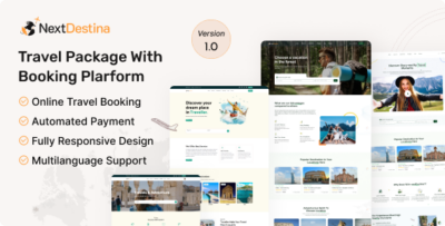 Next Destina - A Complete Agency Based Tour and Travel Booking Platform