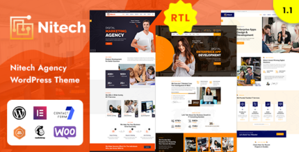 Nitech - Agency & Technology Services WordPress Theme