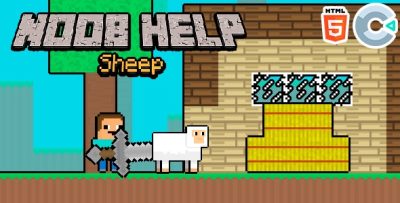 Noob Help Sheep - HTML5 Game - Construct 3