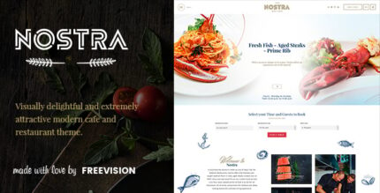 Nostra - An Elegant Cafe & Restaurant WordPress Theme