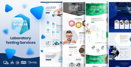 NovaLab - Science Research & Laboratory WordPress Theme