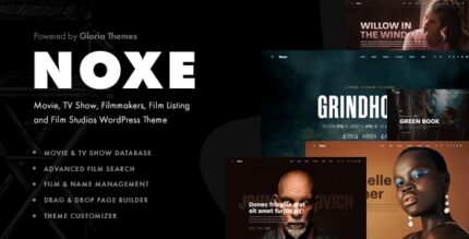 Noxe - Movie Studios & Filmmakers WordPress Theme