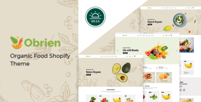 Obrien – Organic Food Shopify Theme