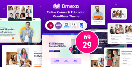 Omexo - Professional Education & Online Course WordPress Theme