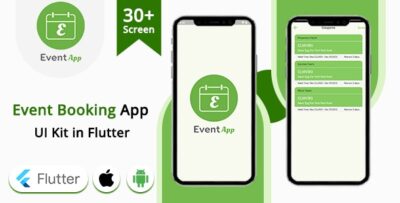 Online Event Booking Flutter UI Kit