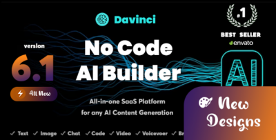 OpenAI Davinci - AI Writing Assistant and Content Creator as SaaS v6.2 NULLED