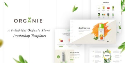 Organie - A Delightful Organic Store eCommerce Prestashop Theme V1.7 & V8.x