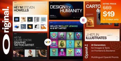 Original - Illustrator & Artist Portfolio WordPress Theme