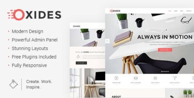 Oxides - Creative Studio Theme for Companies and Entrepreneurs