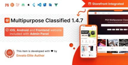 PSX - Multipurpose Classified Flutter App with Frontend and Admin Panel v1.4.7