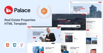 Palace- Real Estate Property Rental HTML Template