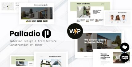 Palladio Interior Design & Architecture WordPress Theme